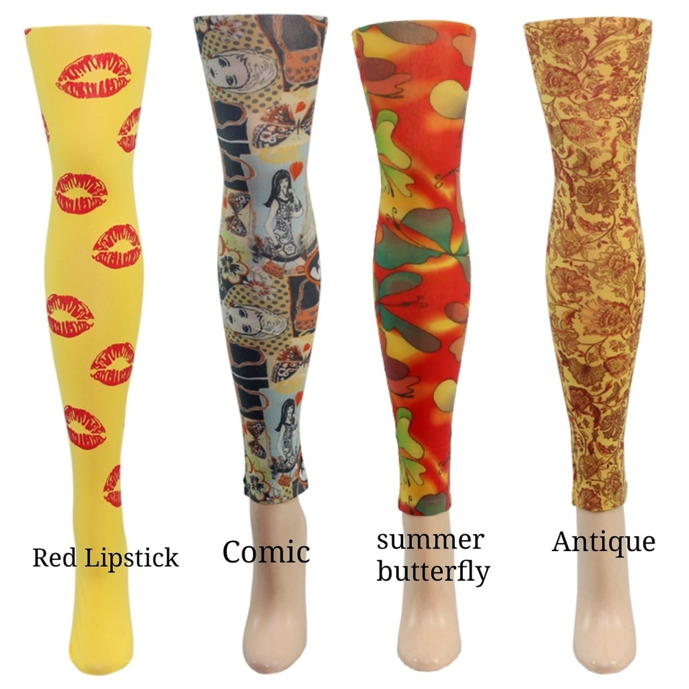 Printed Tights